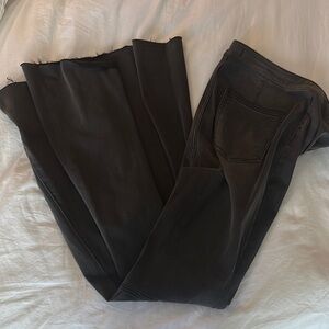 Free People Black Flare Denim Jeans